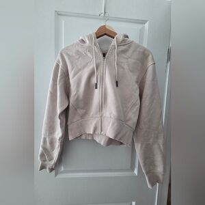 Oner Active Classic Lounge Cropped Zip Through Hoodie| Sand | M